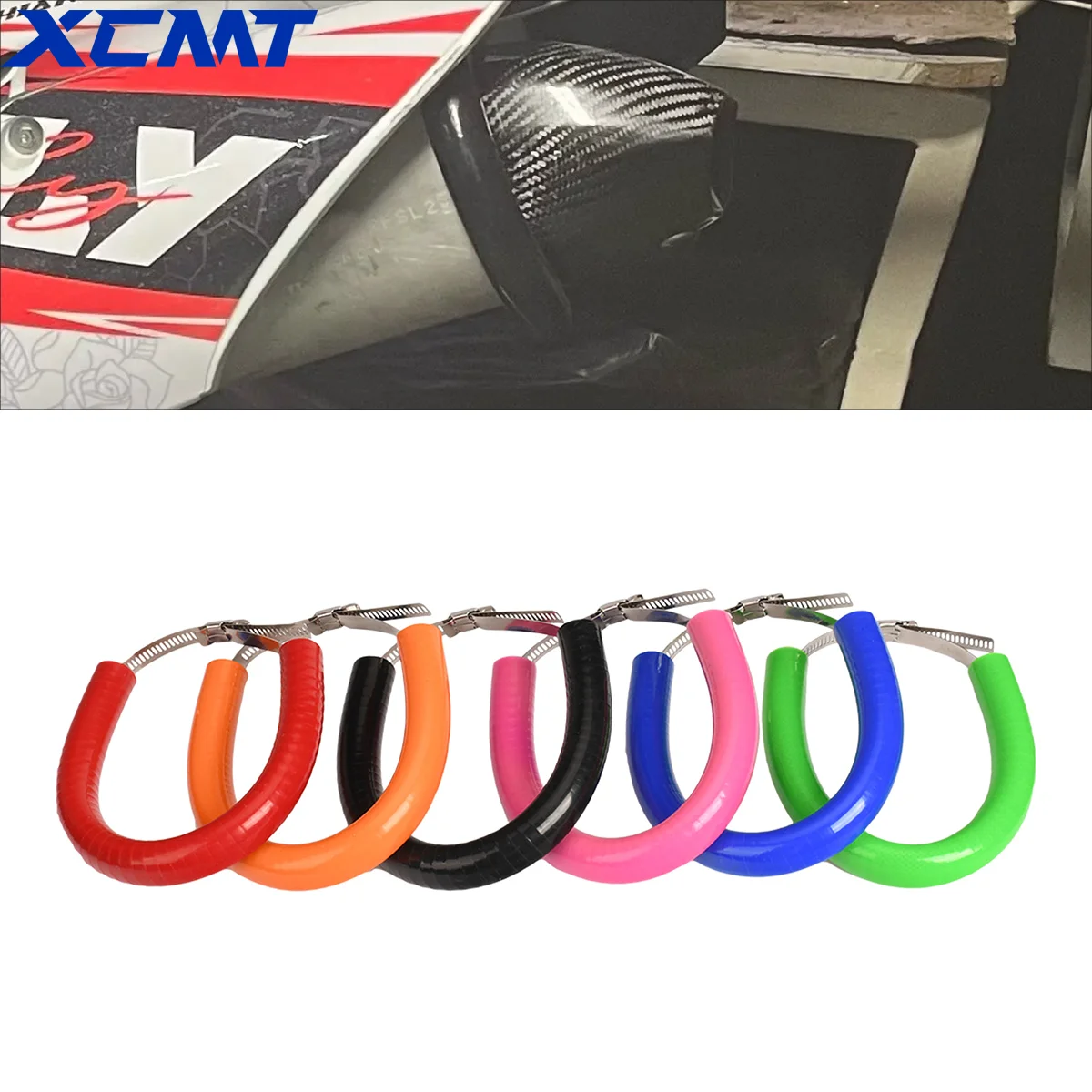 Motorcycle Exhaust Protector Cover Guard Heat Shield For Honda CR CRF 250 Dirt Bike More than 250cc Motocross Universal Parts