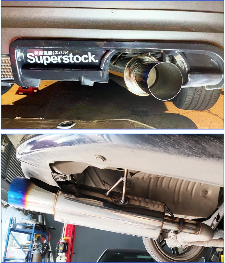 101MM Export HKS Schalldämpfer Auto-Auspuffrohr Modifikation Universelles Gerades Poliertes Edelstahl-Tuning-Auspuffrohr Endrohr – Detail 10