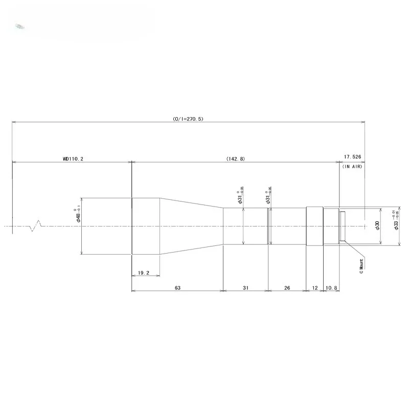 Computar TEC-V05110MPW 0.5X 1