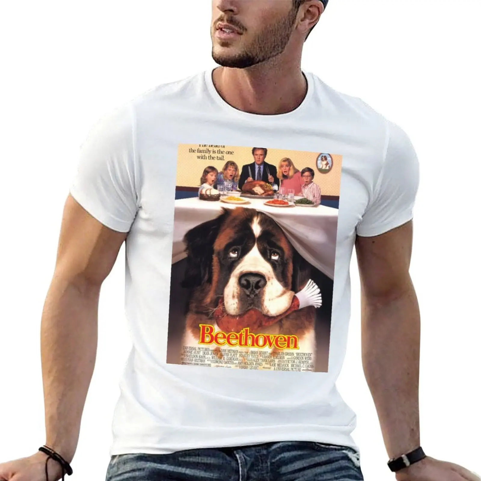 

Beethoven Dog Movie T-Shirt man t shirt designer man tshirt t shirts for man cotton T-shirt