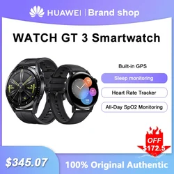 Original HUAWEI WATCH GT 3 Smartwatch All-Day SpO2 Monitoring Men Women Fitness Sports Wristwatch Durable Battery Life Bracelet