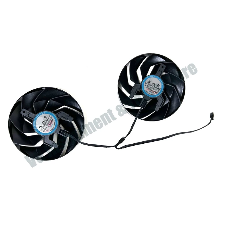 새로운 사파이어 PULSE RX 7600 XT RX 7700 XT용 GPU 팬 교체품, 듀얼 95mm 4핀 듀얼 볼 베어링, 고풍량 GPU 쿨러 썸네일 4