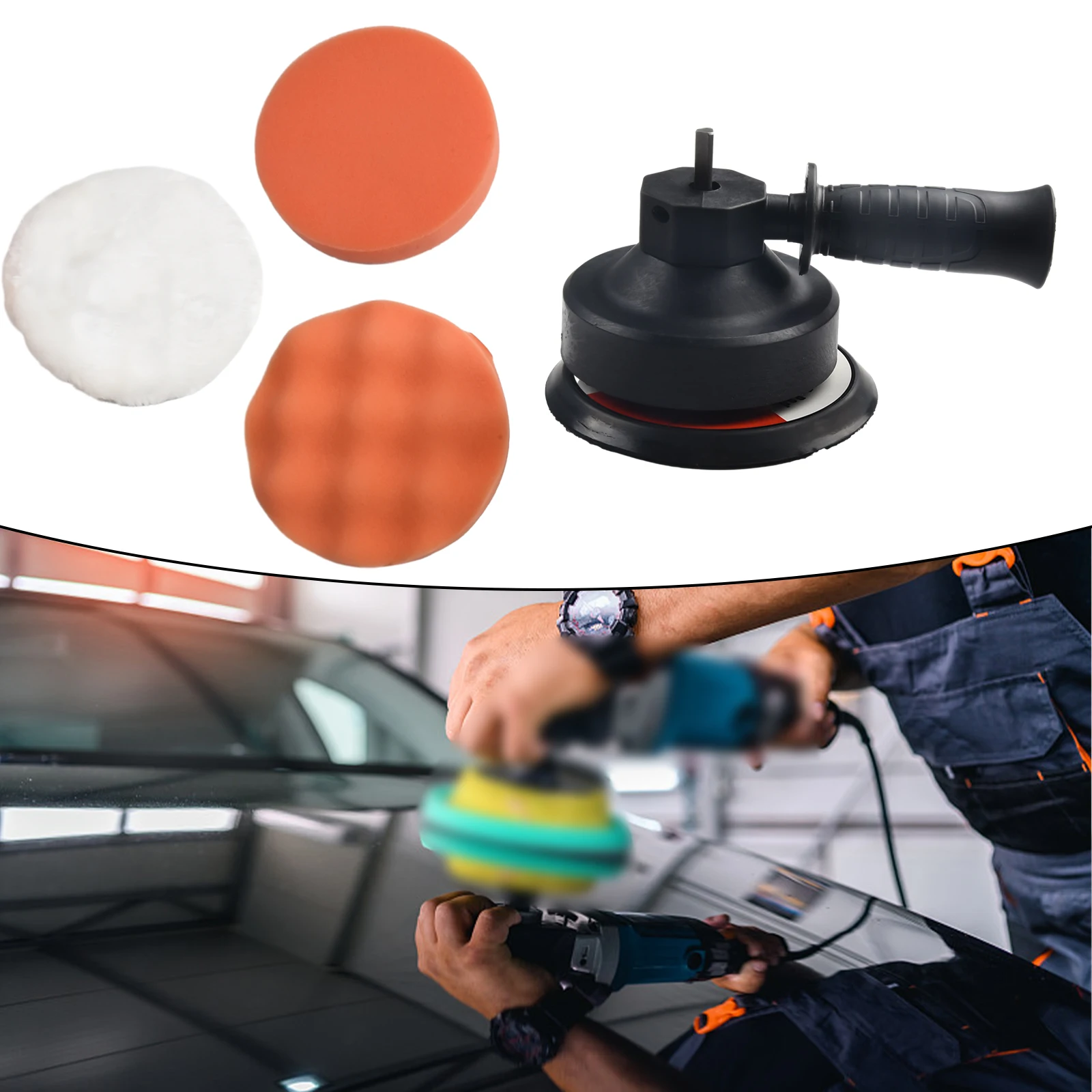 1 Set Electric Drill Conversion Polishing Machine Polishing Pads For Car Paint Care Polisher Pads Electric Drill Buffing Wheel