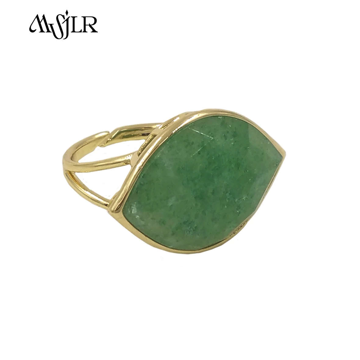 

MVR137 Versatile Beautiful Ellipsoid Shape Ring With 18k Gold Plated For Women Special Party Decoration