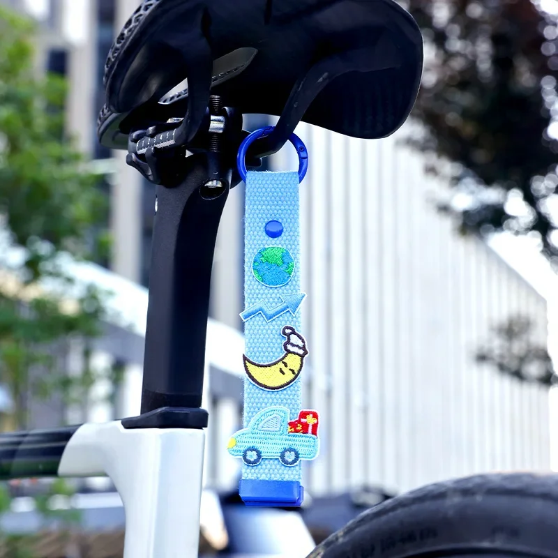 Customized Bicycle Decoration Ribbon Cute Mountain Road Bicycle Decorations Backpack Pendant Outdoor Bicycle Accessories