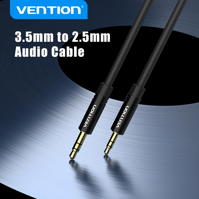Vention 3.5 to 2.5 Aux Cable Jack 3.5 mm to Jack 2.5 mm Audio Cable Jack 3.5 for Headphone Aux Speaker Connector Cord 2.5 to 3.5
