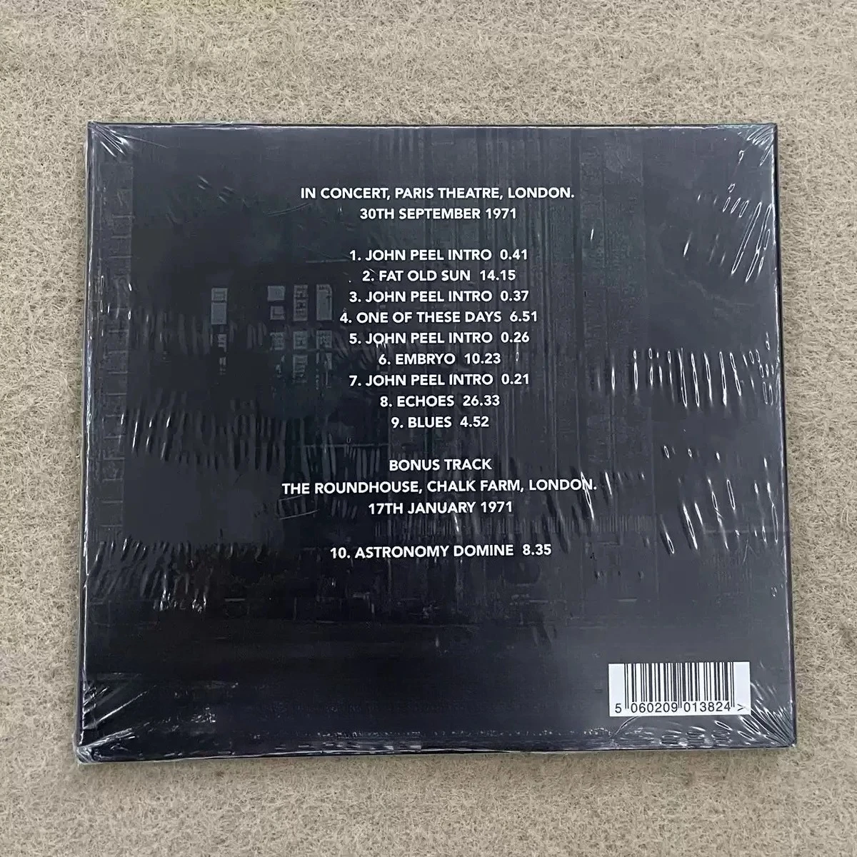 One of These Days Live in London 1971, Álbum de Rock Progressivo Psicadélico Icônico, CD Raro de Gravação Ao Vivo