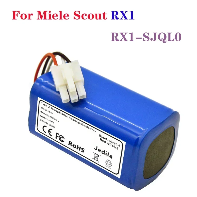 14.8V 3500mAh Original Battery For Miele Scout RX1 RX1-SJQL0 Robot Vacuum Cleaner lithium cell Cleaning Accessories Spare Parts