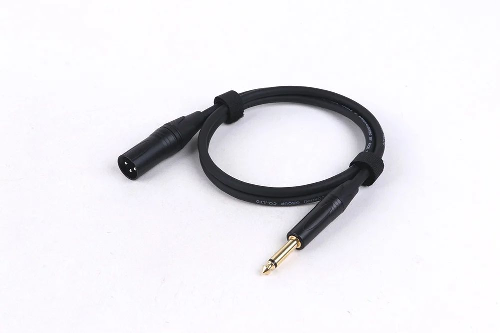 6,35 mm Mono-Stecker TS-Buchse auf 3-poliges XLR-Stecker/Buchse Audiokabel für Pro-Aufnahme, Verlängerung, Mikrofon, Kabel, Mixer, Lautsprecher, Verstärker, Live – Detail 2