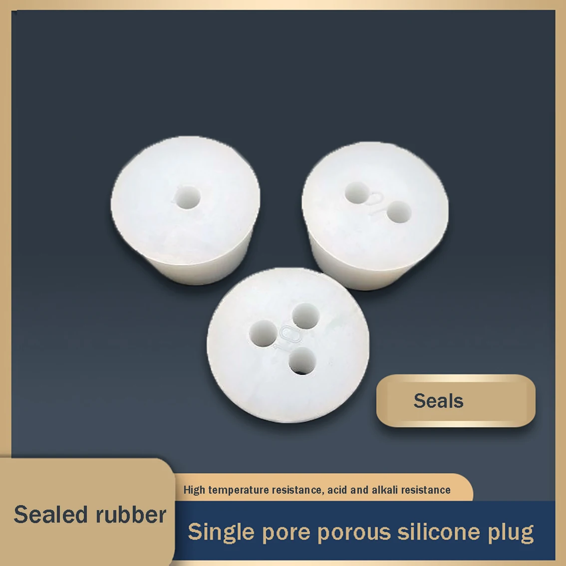 

Silicone Plug Glass Bottle Plug Stopper Airlock Stopper With Hole Laboratory Usedes To Valve Fermentation Secondary Wine Bottles