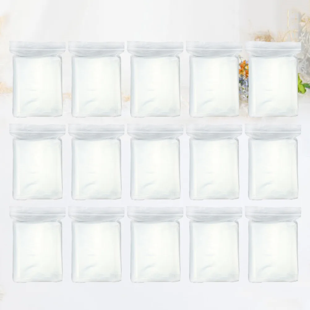 

100pcs Pill Divider Bags Premium Food-Grade Self-Sealing Transparent Storage For Snacks Coffee Beans Nuts Dried Fruits