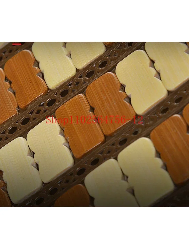 1pc Car Cushion Summer Cool Pad Single-Piece Car Van Ventilated Truck Seat Cover Cushion Mat Bamboo Ma