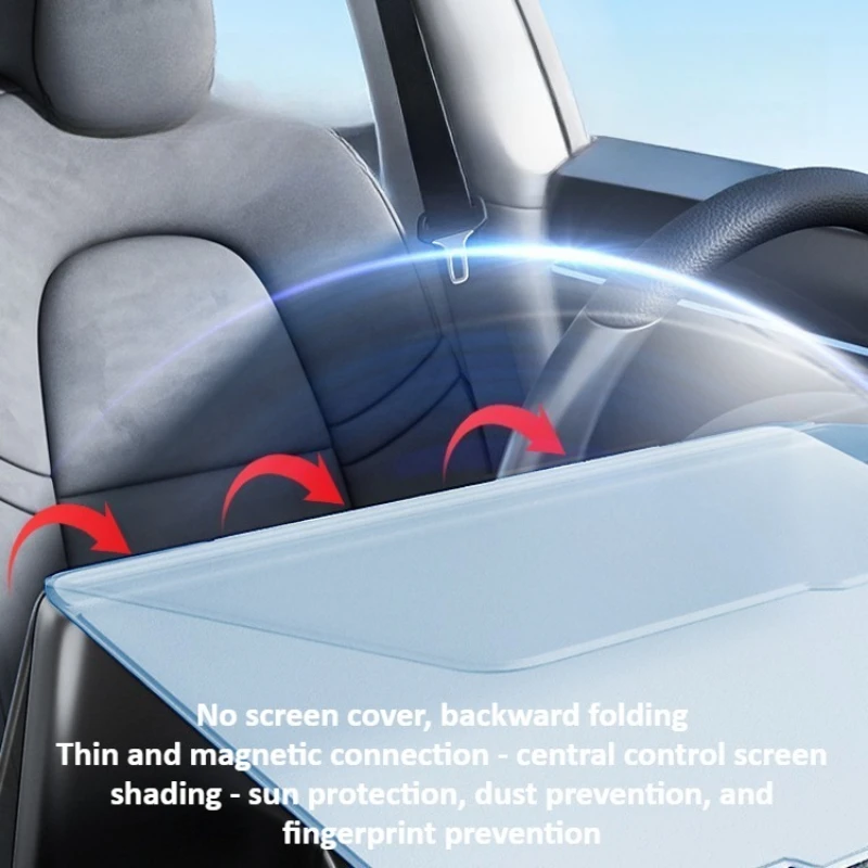 

Navigation Dust Case for Tesla Model 3/Y Juniper 2021-2025 Sunshade Screen Protector Waterproof Anti-UV Screen Protection Cover