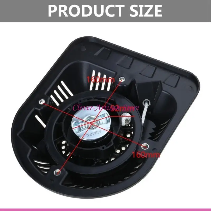 E06B Pull Start Retroced Starter para 96cc 97cc 98cc 2.8hp Baja Mini Bike 4 Stroke 6HP Motor GO GO KART Bike Generator césped