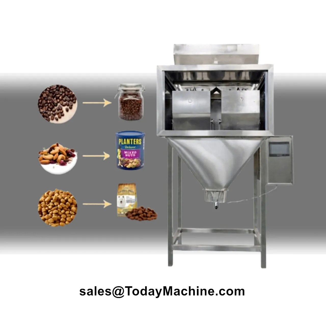 Automatic Linear Weigher Fresh Frozen Fish Seafood Vegetables Fruits Processing Filling Machine