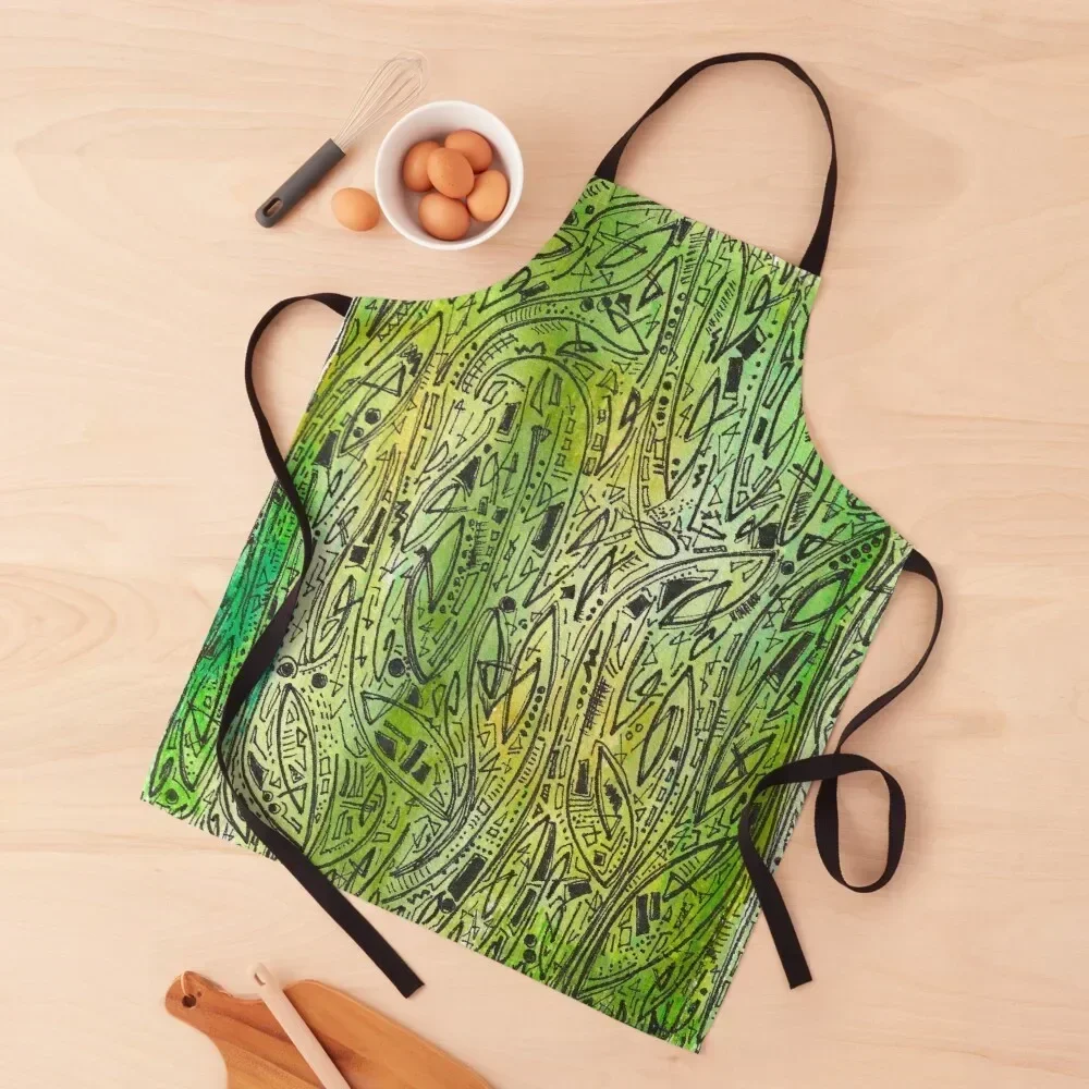

my mind, on the phone Apron with personal logo Salon professional hairdresser Women's Dresses Apron
