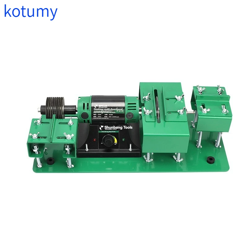 KOTUMY 220V Woodworking Tenon Machine 7/10 Blades Tenon Cutter for Wood Bamboo Birdcage Making