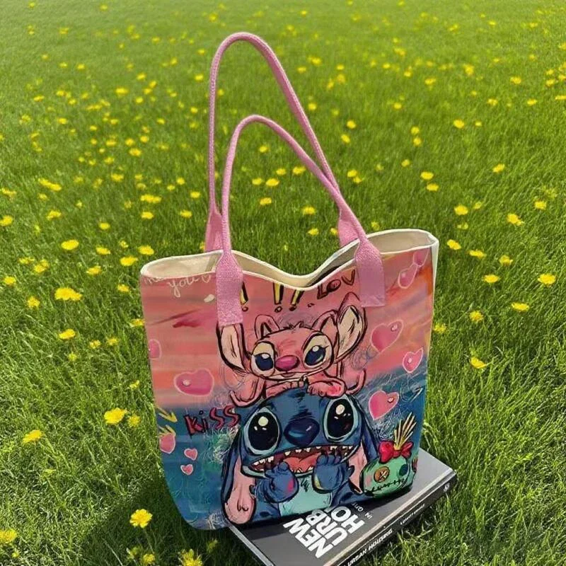 Anime Liloss houlder Bag Stitch Pattern Shoulder Bag Ladies Tote Bags Joker Unisex Bags Commuter Handbag Birthday Gifts