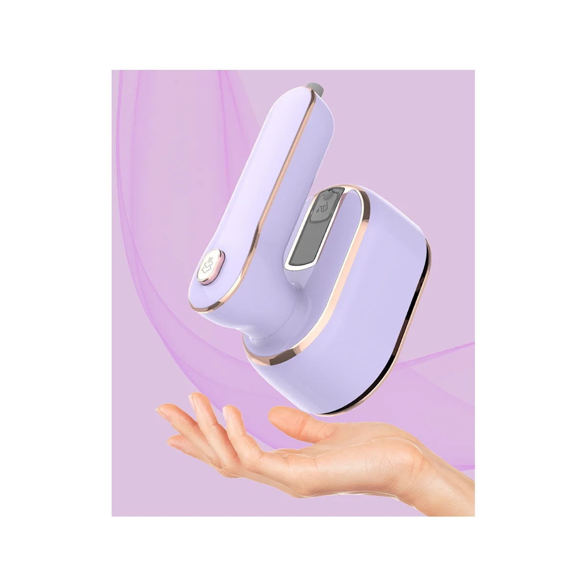 Ferro portátil e vaporizador para roupas, vaporizador de viagem portátil, vaporizador de vestuário, removedor de rugas, plugue UE, 2 em 1, 1pc