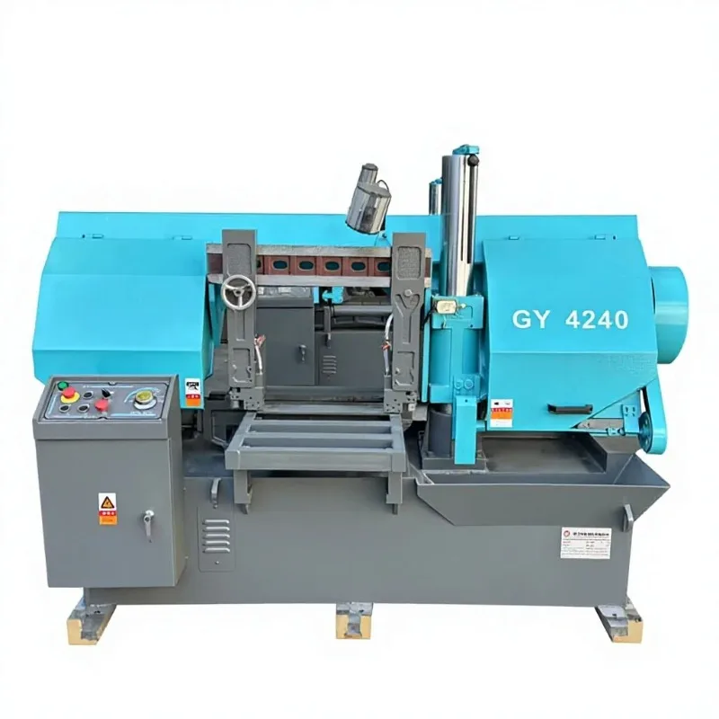 New Fully Automatic CNC Metal Band Sawing Machine 5.0KW Motor Hydraulic Tension Efficient Energy-Saving Haberman Brand Stock