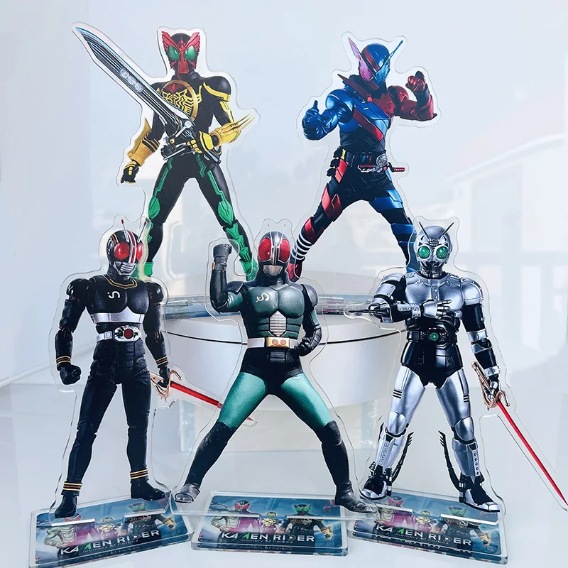 Masked Rider Anime Figure Kamen Rider 15cm Acrylic Stand Model Plate Collection Ornament Room Decor Cos Accesorio
