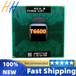 2 Duo T6600 2M Cache 2.20 GHz 800MHz socket PGA478 version Support PM965 chipset