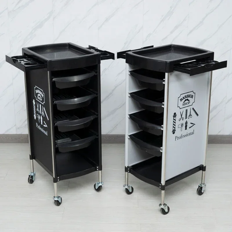 Factory Direct Nordic Multifunctional Trolley Modern Barber Shop Storable Trolley Originality Beauty Salon Luxury Furniture Skju