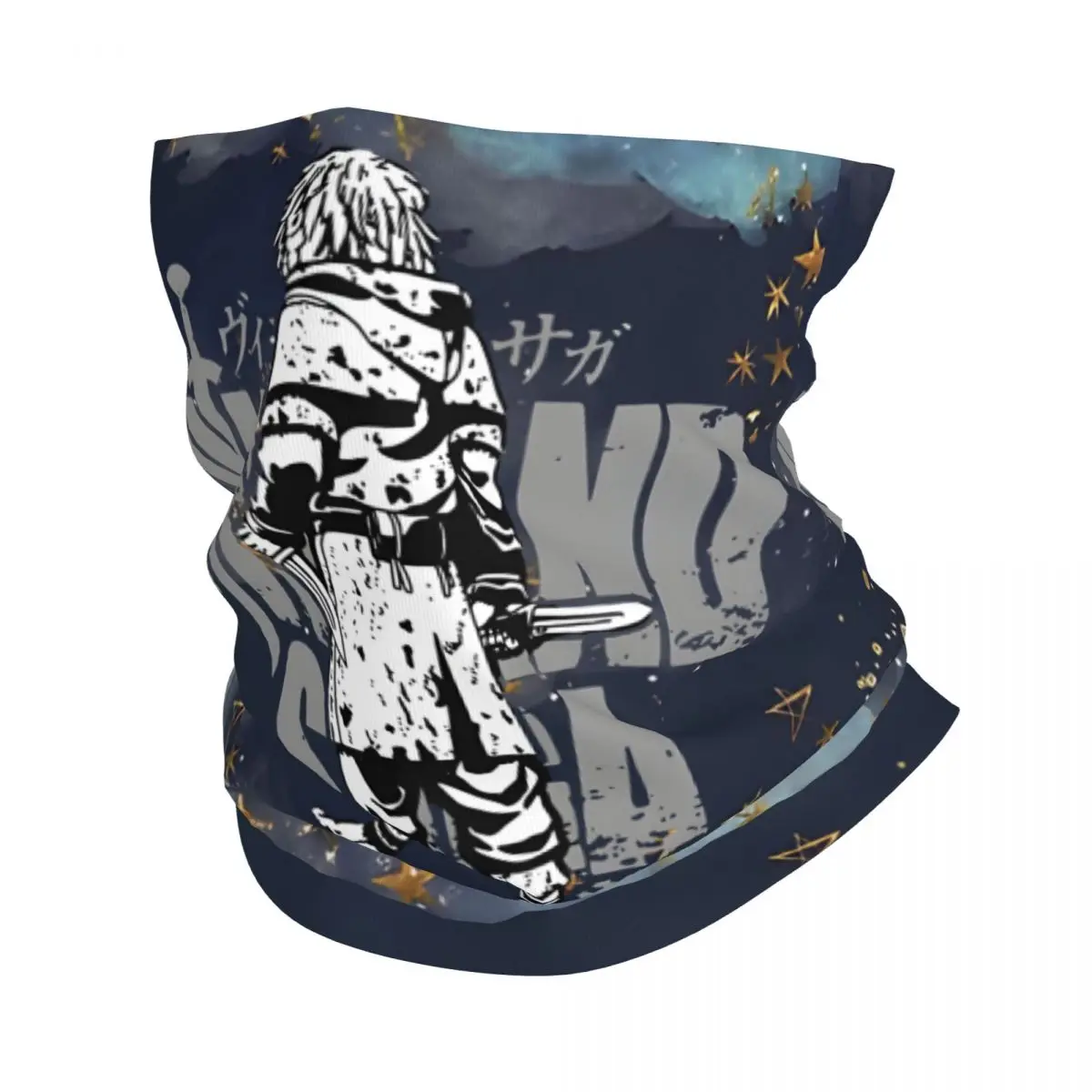 Thorfinn Vinland Saga Bandana Neck Cover Printed Motor Motocross Thorfinn Face Scarf Szalik rowerowy Hiking Unisex Adult Winter