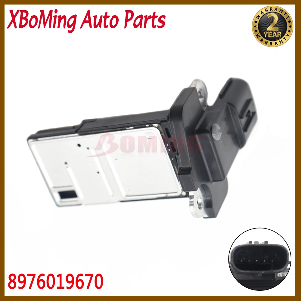 8976019670   Sensor MAF de coche para Chevrolet Isuzu d-max Pickup 2,5 DiTD 3,0 D 4x4 Sensor de medidores de flujo de aire masivo U09005AFS 2007-2012