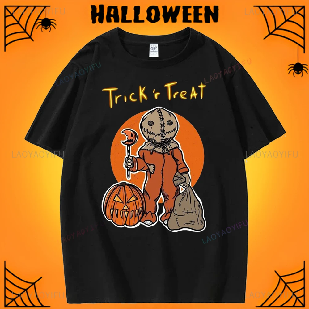 

Ретро Хэллоуин Тыква хлопчатобумажная футболка для мужчин и женщин осенний спутанный сезон праздник Топ футболка смешной Хэллоуин искусственная футболка