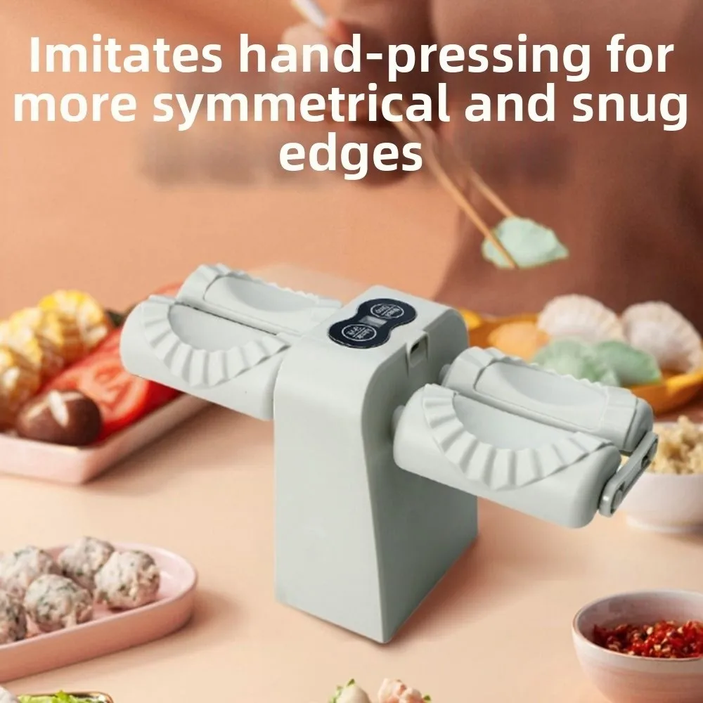

Electric Automatic Dumpling Maker 2in1 Labor-saving Dumpling Mould Machine Efficient Quick Press Dumpling Skin Mould