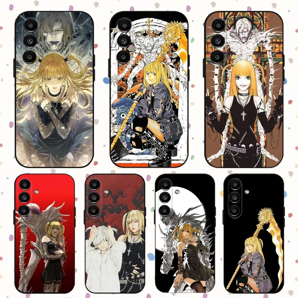 Amane D-Death Misa Note-S Phone Case For Samsung S24,S21,S22,S23,S30,Ultra,S20,Plus,Fe,Lite,Note,10,9,5G Black Soft Cover