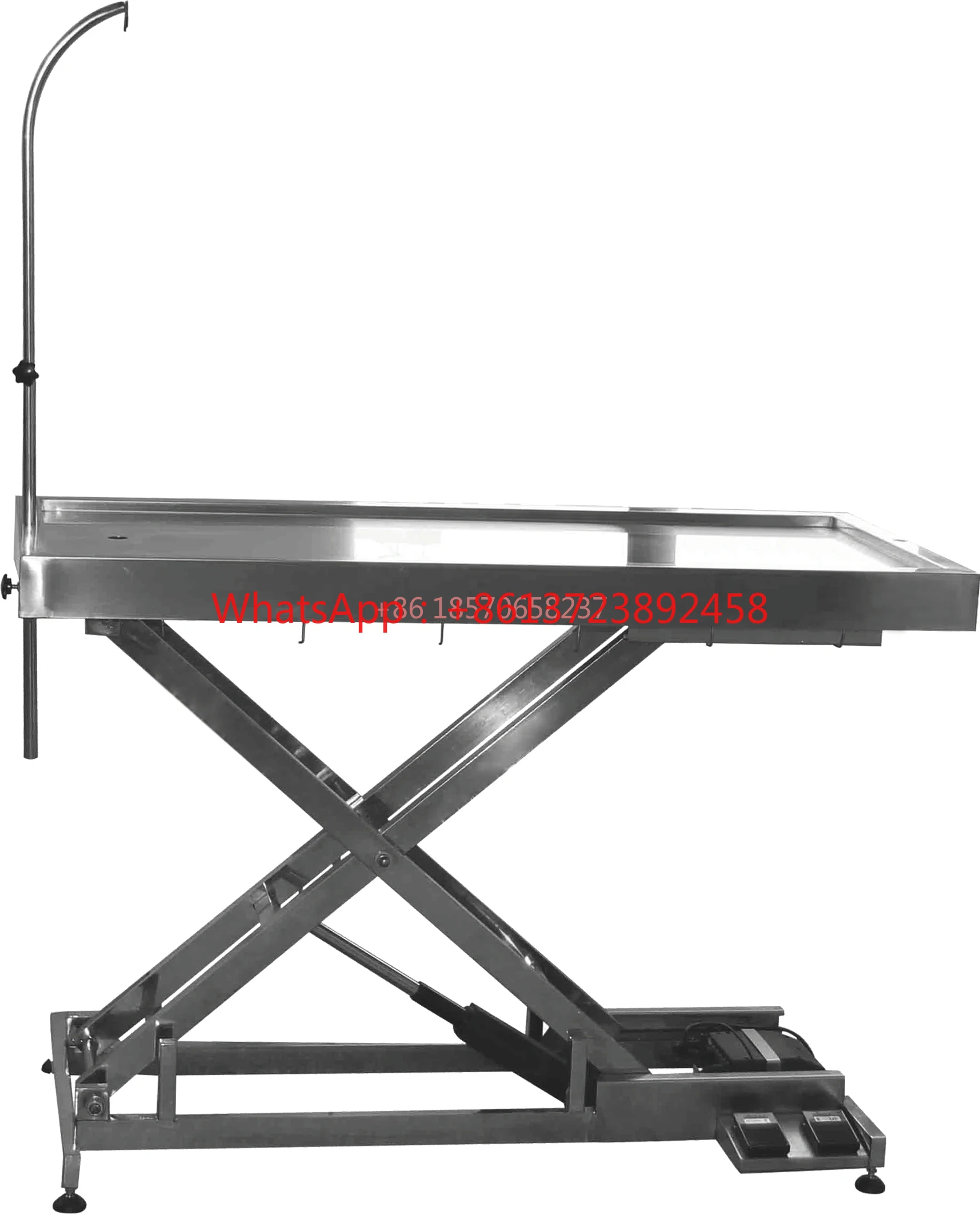 

HF vet clinic bed with Stainless Steel Electric Lifting veterinary table examination pet dog operation table