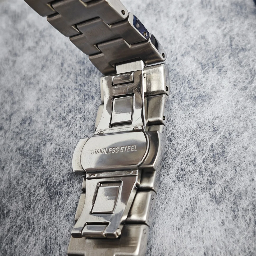 41 مللي متر الصلب ساعة مجموعة NH35 حافظة عدة الياقوت كريستال الحال بالنسبة NH35 4R NH36 حركة ساعة ميكانيكية أجزاء التجميع