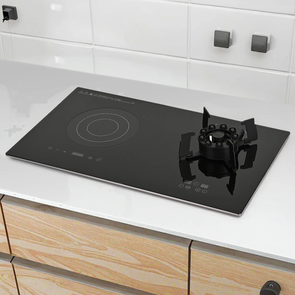 Energy-Saving Windproof Dual-Use Household Integrated Gas Cooker and Induction Stove Multifunction Table Gas Cooktops