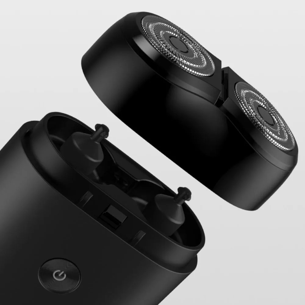 XIAOMI-Afeitadora eléctrica MIJIA S100 para hombre, máquina de afeitar portátil de doble hoja, seca y húmeda, recortadora de barba, recargable por USB