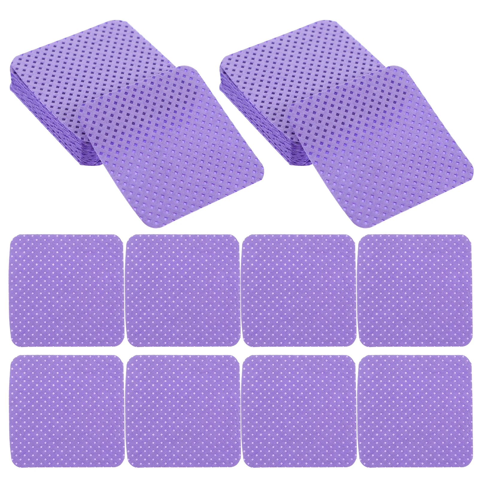 400 pezzi salviette per estensione ciglia tamponi per pulizia colla per rimozione smalto per ciglia strumento di bellezza portatile multiuso da viaggio