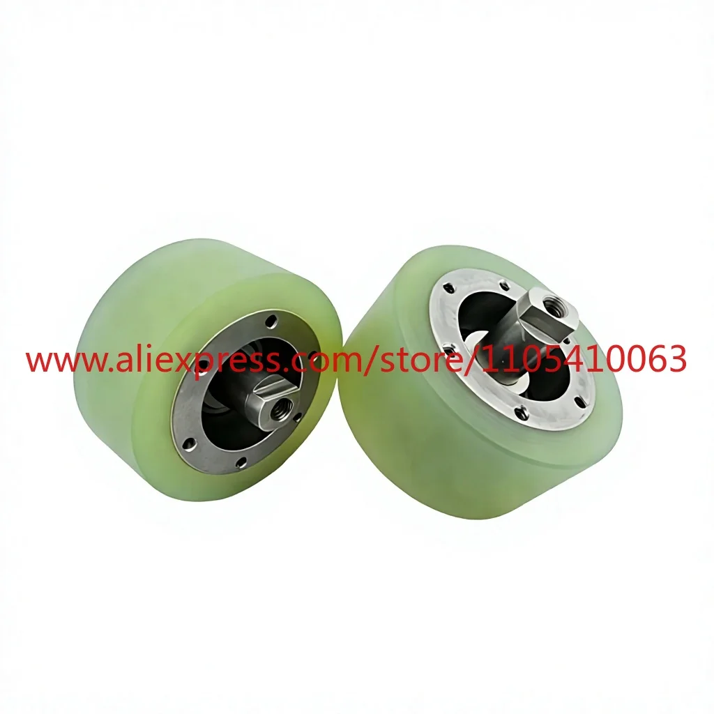 1Pcs industrial PU casters, heavy-duty polyurethane wheels, suitable for warehouse equipment, trolleys, logistics handling