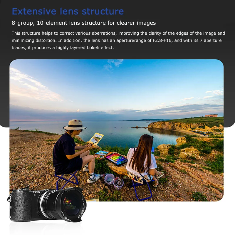 12Mm F2.8 Mf Ultra Groothoek Prime Lens Voor Sony E Zve10 Fuji Xf Canon EOS-M Canon Rf Nikon Z Micro 4/3