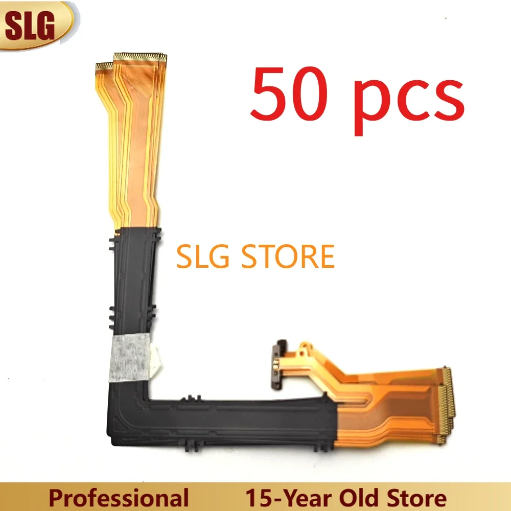 50 Pcs Shaft rotating LCD Flex Cable For CASIO Exilim EX-ZR3500 EX-ZR2000 ZR2000 ZR3500 ZR5000 Digital Camera Repair Part