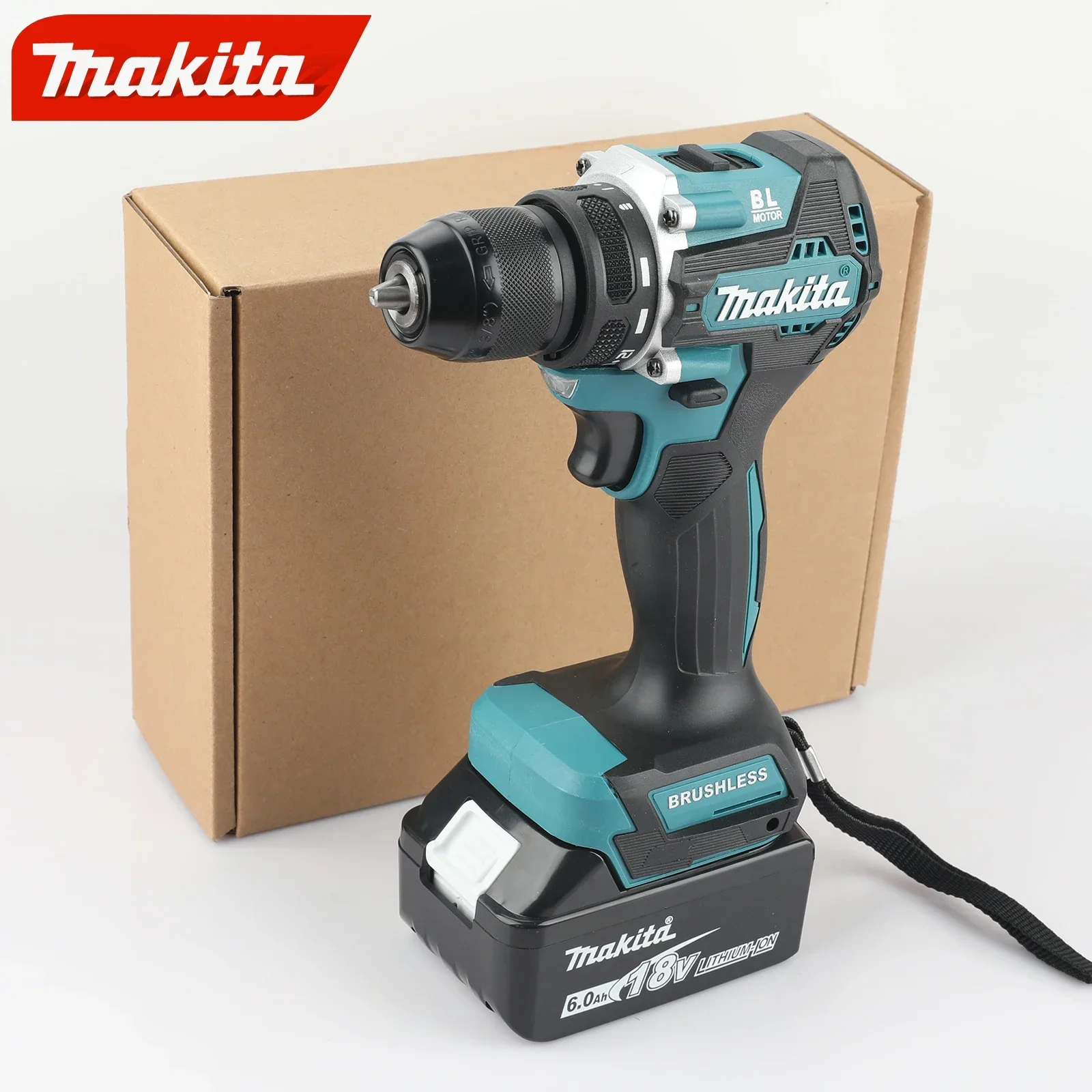 Makita DDF487-10 Cordless Driver Drill 18V LXT Brushless Motor Electric Screwdriver Power Tool Suitable for  18V Battery