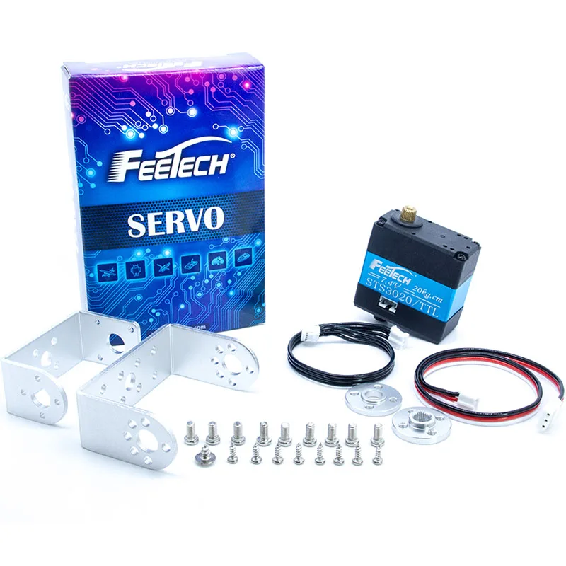 Feetech 7.4V 20kg STS3020 Magnetic TTL Servo for Robot UAV Hobby Education Serial Bus Servo Uart Servo