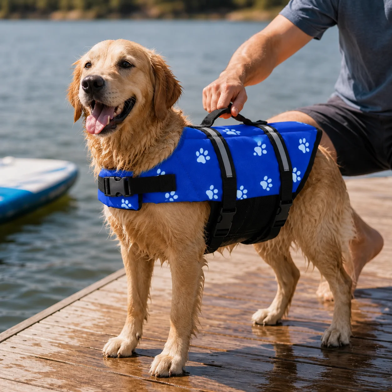 Chaleco Salvavidas para Perros - Dog Life Jacket Vest Buoyancy Handle reseña y precio