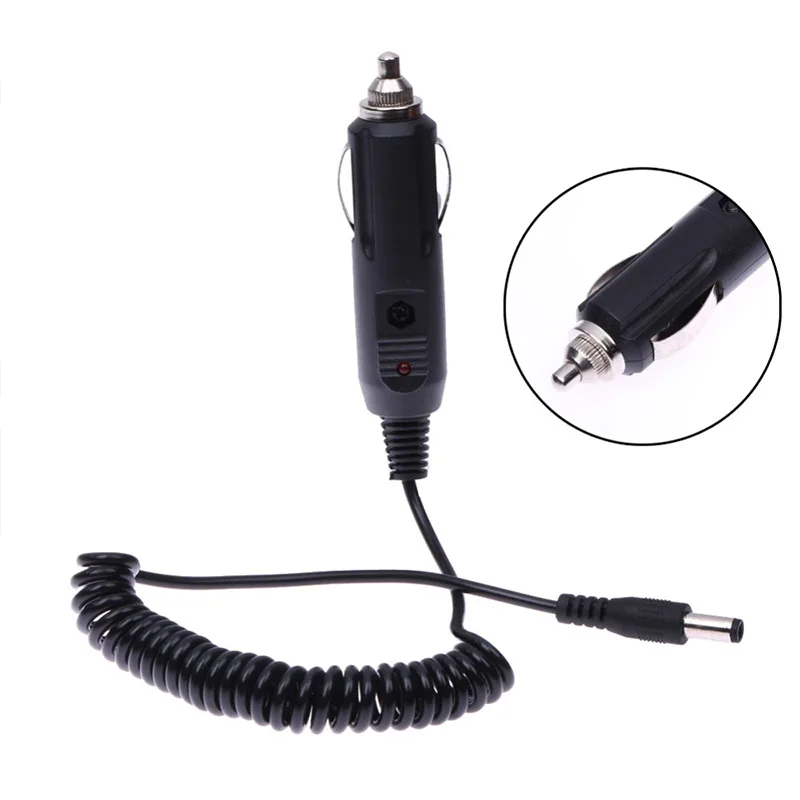 12V Baofeng Walkie Talkie Accessories UV-5R 6R Dedicated Car Charger Line Cigarette Lighter Line Two Way Radio Car Universal