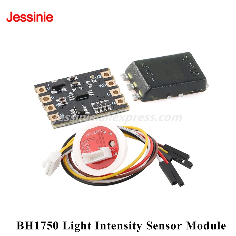 5pcs/1pc BH1750 BH1750FVI Light Intensity Module ZY-BH1750 Digital Optical Intensity Illumination Sensor I2C IIC for Arduino
