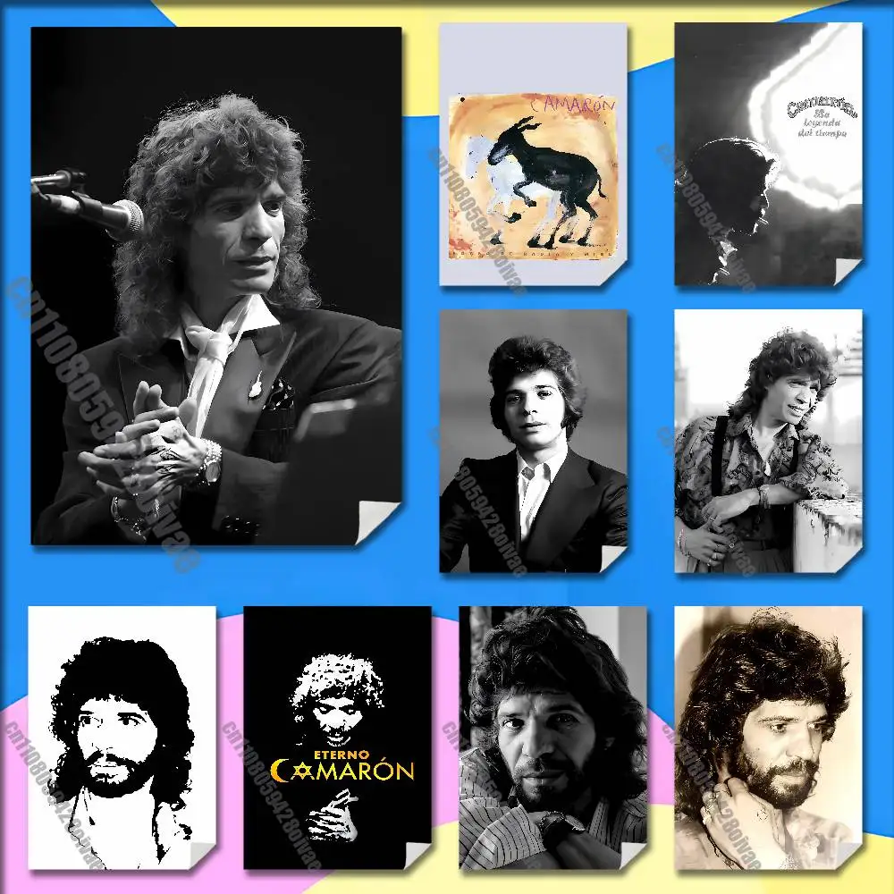 

C-Camaron de la Isla Leyenda Tiempo Poster Sticker For Bars 40x60cm Self-adhesive Ornament Collectibles Playbill Cover