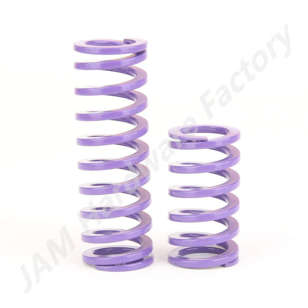 OD14.5-39mm/L20-45mm purple Irregular Cross Section Wire Spring Strong Spring for High Deflection TY Series