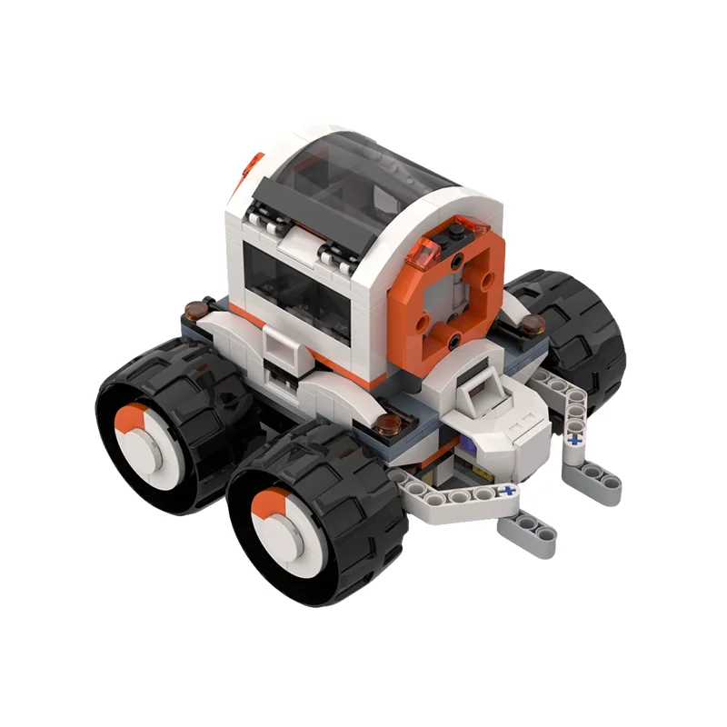 285pcs MOC City Space Command Rover Module Trailer Model Building Blocks Architecture Toy Education Christmas Gift Brick Kids