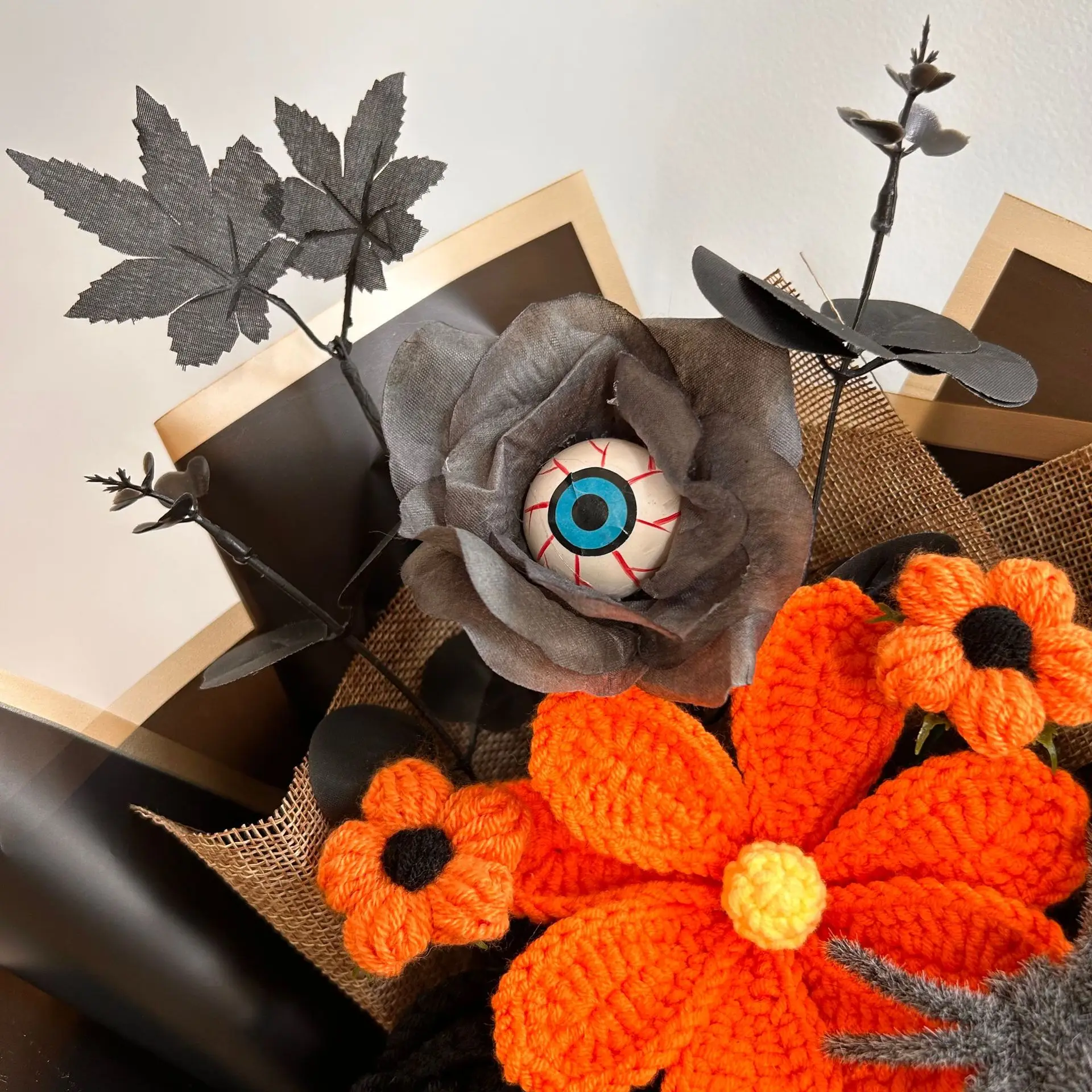 HS368 باقة محاكاة الزهور الاصطناعية وان شنغ، زهرة الغزل، زهرة محمولة باليد، هدية رفيق، المنتج النهائي