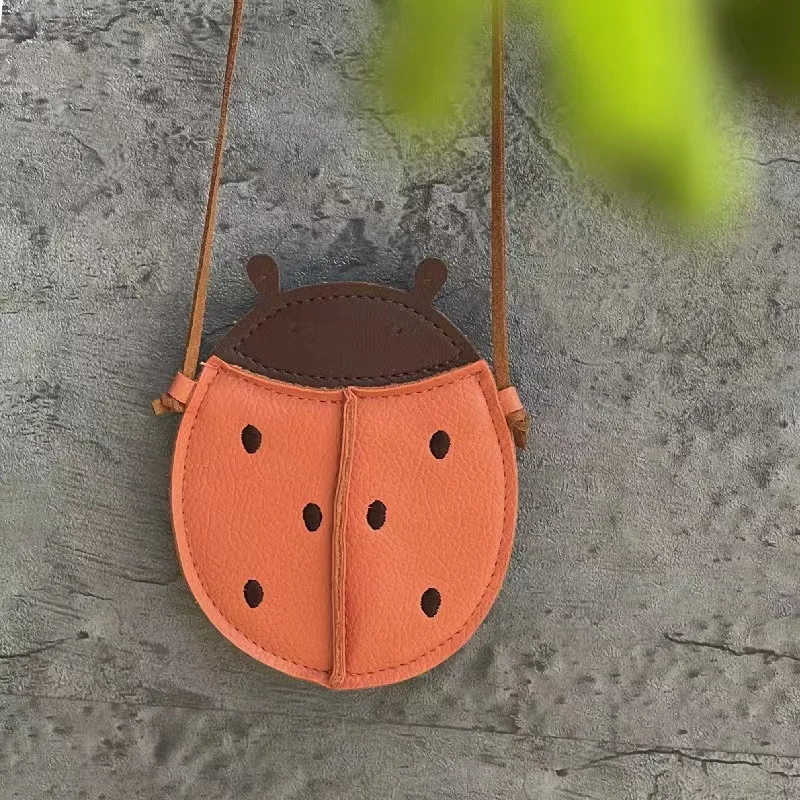 Tas Selempang Anak-anak Dompet Koin Manis Kawaii Buah Hewan Kartun Harajuku Tas Selempang Serbaguna Modis Lucu Mini